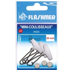 FLASHMER COULISSEAUX MIN X3> Montages Surf Casting·Émerillons Mer, Sleeves Et Attaches