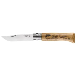 OPINEL COUTEAU ANIMALIA POISSON CHENE> Couteaux Traditionnels·Couteaux Opinel|Couteaux Traditionnels·Couteaux Opinel