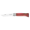 OPINEL COUTEAU BOULEAU LAMELLE ROUGE N°08> Couteaux Traditionnels·Couteaux Opinel|Couteaux Traditionnels·Couteaux Opinel