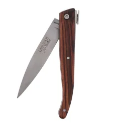 JEAN DUBOST COUTEAU LE POCHE MANCHE BOIS DE VIOLETTE+ETUI EN CUIR> Couteaux Traditionnels·Couteaux Traditionnels|Couteaux Traditionnels·Couteaux Traditionnels