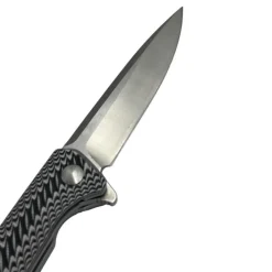 TERZEO PASSIONNÉS DE NATURE COUTEAU MANCHE TITANE + ETUI><noscript><img width=