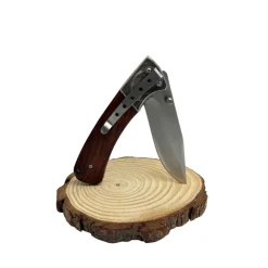 TERZEO PASSIONNÉS DE NATURE COUTEAU PLIANT MANCHE BOIS + ETUI> Couteaux Et Pinces Multifonctions·Couteaux Outdoor|Couteaux Et Pinces Multifonctions·Couteaux Pliants