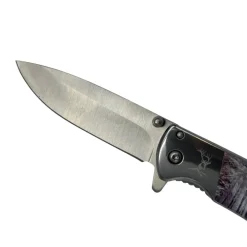 TERZEO PASSIONNÉS DE NATURE COUTEAU PLIANT MANCHE CERF + ETUI><noscript><img width=