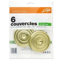 LE PARFAIT COUVERCLES POUR TERRINES D100 X6> Faire Ses Charcuteries·Terrines Et Accessoires