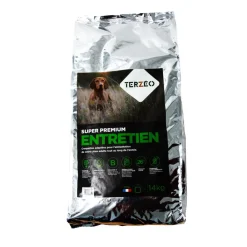 TERZEO VOS ANIMAUX CROQUETTE SUPER PREMIUM ENTRETIEN 14KG> Alimentation·Croquettes Chien Adulte Entretien|Alimentation·Croquettes Chien Adulte Entretien
