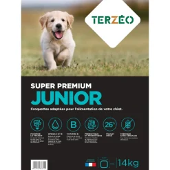 TERZEO VOS ANIMAUX CROQUETTE SUPER PREMIUM JUNIOR 14KG> Alimentation·Croquettes Chiot|Alimentation·Croquettes Chiot