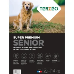 TERZEO VOS ANIMAUX CROQUETTE SUPER PREMIUM SENIOR 14KG> Alimentation·Croquettes Chien Senior|Alimentation·Croquettes Chien Senior