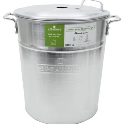 LE PRATIQUE CUISEUR A GAZ ALU 40L (12 BOCAUX 1L)> Conservation·Cuiseurs À Gaz Et Accessoires