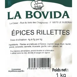 LA BOVIDA EPICES A RILLETTES> Faire Ses Charcuteries·Épices À Charcuteries