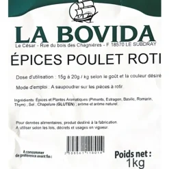LA BOVIDA EPICES POUR POULET ROTI> Faire Ses Charcuteries·Épices À Charcuteries