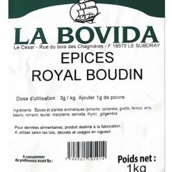 LA BOVIDA EPICES ROYAL POUR BOUDIN> Faire Ses Charcuteries·Épices À Charcuteries