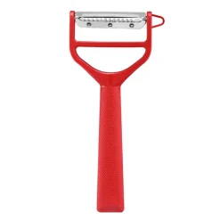 OPINEL EPLUCHEUR 2 LAMES T DUO ROUGE> Couteaux De Cuisine·Couteaux De Cuisine Opinel