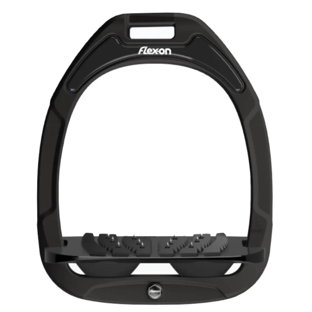 FLEX ON ETRIER COMPOSITE NOIR ELASTO NOIR> Equipements De La Selle·Étriers Flex'On