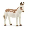 SCHLEICH FIGURINE ANE AMERICAIN TACHETE>Enfant Figurines·Figurines Liées À La Nature