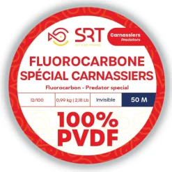 SRT FIL DE PECHE FLUOROCARBONE 100% PVDF 50M> Fils Et Tresses Carnassiers·Fluorocarbones