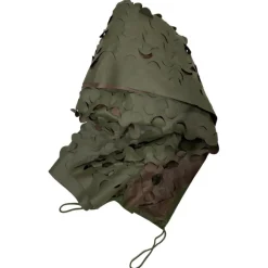 TERZEO CHASSEURS FILET REVERSIBLE KAKI MARRON 1.5X10M> Camouflage·Filets De Camouflage