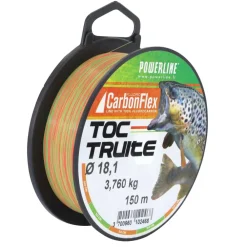 POWERLINE FLUOROCARBON CARBONFLEX TRUITE 150M> Accessoires De Montage Truite·Fils De Pêche Truite