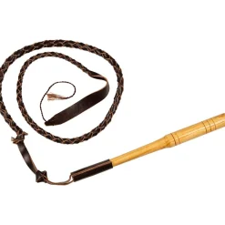 TERZEO VOS ANIMAUX FOUET DE VENERIE EN CUIR 1,5M> Accessoires Dressage Et Repérage·Fouets De Vènerie|Accessoires Dressage Et Repérage·Fouets De Vènerie