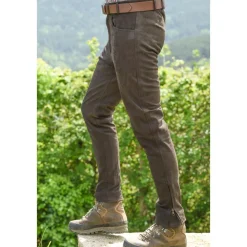 TERZEO CHASSEURS FUSEAU CHASSE CUIR MARRON><noscript><img width=