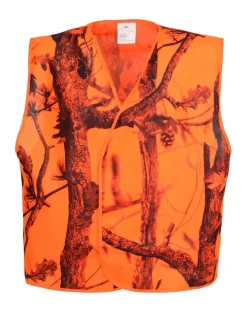 PERCUSSION GILET BLAZE GHOSTCAMO>Homme Vêtements & Accessoires Blaze·Gilets De Chasse Epi Orange Fluo