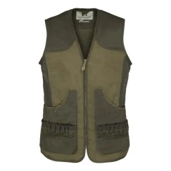 PERCUSSION GILET CHASSE LEGER SAVANE KAKI>Homme Gilets De Chasse·Gilets De Chasse