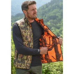 PERCUSSION GILET CHASSE WARM REVERSIBLE><noscript><img width=