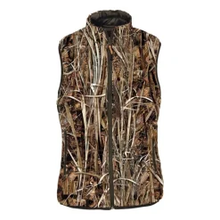 PERCUSSION GILET CHASSE WARM REVERSIBLE WET>Homme Vêtements & Accessoires Camo Roseaux·Gilets Camouflage Roseaux