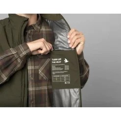 SEELAND GILET CHAUFFANT CELSIUS PINE GREEN><noscript><img width=