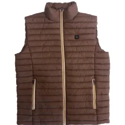 TERZEO CHASSEURS GILET CHAUFFANT MARRON>Homme Vêtements De Chasse Chauffants·Gilets Chauffants