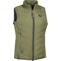 PROHUNT GILET DE CHASSE FEMME CHAUFFANT HYBRIDE KAKI>Femme Vêtements De Chasse·Gilets Femme