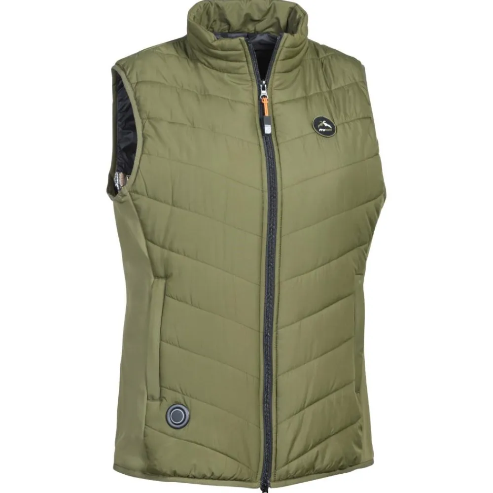 PROHUNT GILET DE CHASSE FEMME CHAUFFANT HYBRIDE KAKI>Femme Vêtements De Chasse·Gilets Femme