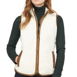 BARBOUR GILET FEMME BURDORD WINTER PEARL>Femme Vêtements Barbour·Gilets Barbour Femme