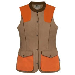 PERCUSSION GILET FEMME RAMBOUILLET ORANGE>Femme Vêtements De Chasse·Gilets Femme