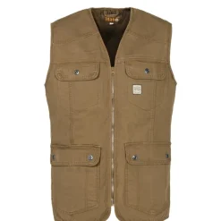 PERCUSSION GILET HOMME COUNTRY MARRON>Homme Vestes Et Gilets·Gilets Reporters