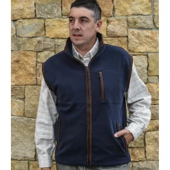 KALAHARI GILET POLAIRE HANS MARINE>Homme Vestes Et Gilets·Gilets Polaires