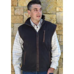 KALAHARI GILET POLAIRE HANS NOIR>Homme Vestes Et Gilets·Gilets Polaires