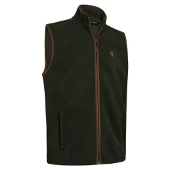 DEERHUNTER GILET POLAIRE HOMME CUMBRIA VERT>Homme Vêtements & Accessoires Deerhunter·Gilets Sans Manches Deerhunter