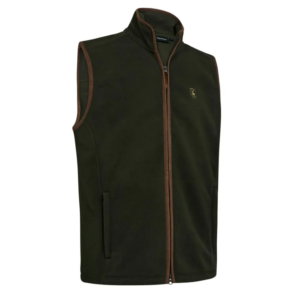 DEERHUNTER GILET POLAIRE HOMME CUMBRIA VERT>Homme Vêtements & Accessoires Deerhunter·Gilets Sans Manches Deerhunter