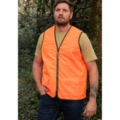 NATURELAND GILET REVERSIBLE OUVERTURE>Homme Gilets De Chasse·Gilets De Chasse