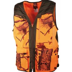 SOMLYS GILET SUMMER BLAZE KAKI>Homme Vêtements & Accessoires Blaze·Gilets De Chasse Epi Orange Fluo