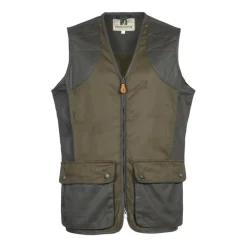 PERCUSSION GILET TRADITION JUNIOR KAKI CLAIR>Enfant Vêtements De Chasse Pour Enfants·Gilets De Chasse Enfant