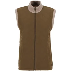 BARBOUR GILET TRICOT SHOVELER PIERRE>Homme Vêtements Barbour·Doudounes Sans Manches Barbour