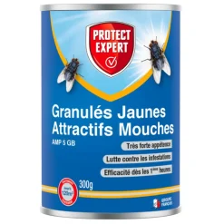 PROTECT EXPERT GRANULE ATTRACTIF MOUCHE 300GR> Lutte Contre Les Insectes·Pièges Contre Les Mouches