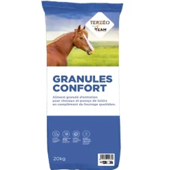 TERZEO VOS ANIMAUX GRANULES CONFORT 20KG> Aliments Pour Chevaux·Alimentation Cheval Au Travail|Aliments Pour Chevaux·Alimentation Cheval Au Travail