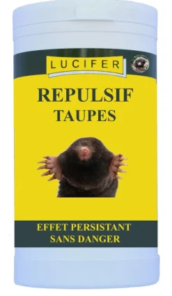 LUCIFER GRANULES REPULSIFS TAUPES 500G> Lutte Contre Les Taupes·Répulsifs Taupes