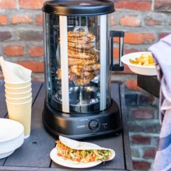 LIVOO GRILL VERTICAL POUR VOLAILLE ET VIANDE> Ustensiles Cuisine Et Plats De Cuisson·Appareils À Raclette Et Planchas