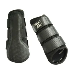 BACK ON TRACK GUETRES SOUPLE 3D MESH NOIR> Protections Du Cheval Au Travail·Guêtres Et Protège-Boulets