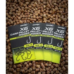 MATRIX HAMECON COUP NON MONTE X6 CARP PELLET RIGGER X10><noscript><img width=