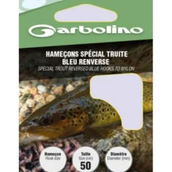 GARBOLINO HAMECON MONTE TRUITE BLEUS RENVERSE> Accessoires De Montage Truite·Hameçons Truite