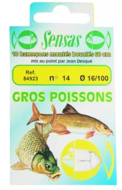 SENSAS HAMECON MONTES GROS POISSONS> Montage Des Lignes Carpodrome·Hameçons Coup Carpodrome
